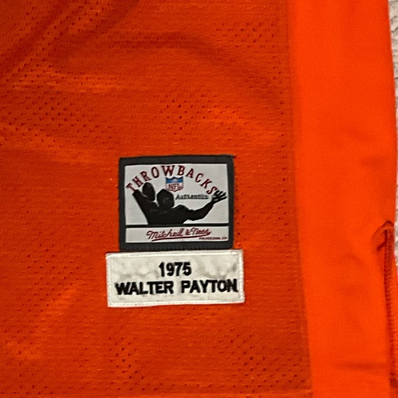 Mitchell & Ness Orange Walter Payton Athletic Jersey - Picture 2 of 15